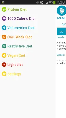 Diet android App screenshot 9